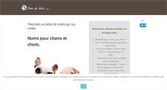 Desktop Screenshot of nom-de-chien.com